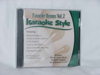 Favorite Hymns V1 V2 V3 Christian Karaoke NEW CD+G  