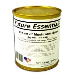 Can of Future Essentials Canned Cream of Mushroom Soup Dry Mix 