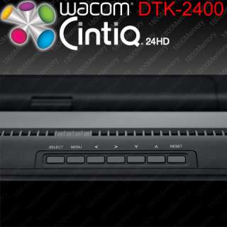 Wacom Cintiq 24HD 24 Graphics Interactive Pen Display Tablet DTK 2400 