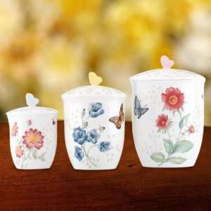    Lenox Butterfly Meadow Canisters, Set of 3