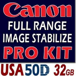  Canon EOS 50D Package Deal with 2 IS Lenses 18 55 and 55 250 