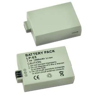   ion LP E5 LPE5 Battery Pack for Canon Rebel T1i XSi XS