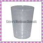 CLEAR PLASTIC DISPOSABLE CUPS/ TUMBLERS 9 OZ. 500 CS.  