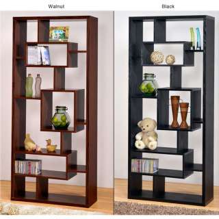 Black Wood Bookcase / Display Cabinet / Book Shelf  