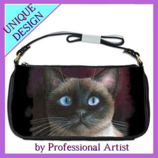 Shoulder Clutch Bag Purse painting Cat 548 Siamese  