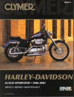 Harley Davidson Sportster XL XLH 883 1200 CLYMER MANUAL  