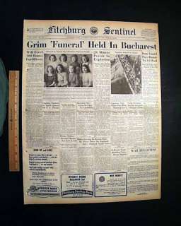 CADIZ Ohio Nelms Coal Mine Explosion in 1940 Newspaper  