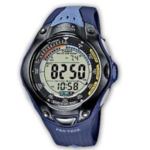  Casio Pathfinder Triple Sensor Blue Digital Unisex Watch 