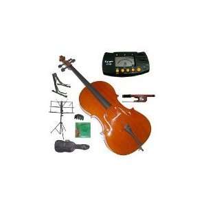   +Cello Stand+Music Stand+Metro Tuner+Mute+Rosin Musical Instruments