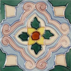   Deco Flor 6 x 6 Inch Ceramic Kitchen Wall Floor Tile (One Sheet Only