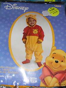 Winnie Pooh Bear Baby Halloween Dress Up Costume 0 6m  
