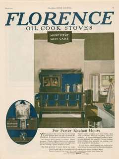 1921 Florence oil cook stove more heat, less care AD  