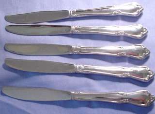CELEBRITY ONEIDACRAFT DELUXE STAINLESS    5 KNIVES  