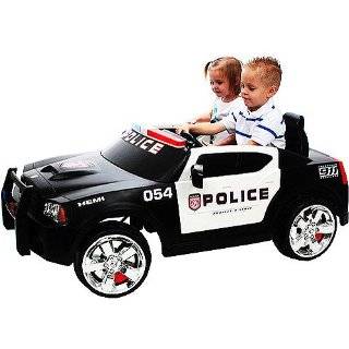 KIDS RIDE ON ELECTRIC BATTERY OPERATED DODGE CHARGER POLICE CRUISER 