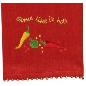   Some like it Hot Red Chili Pepper Dish Towel