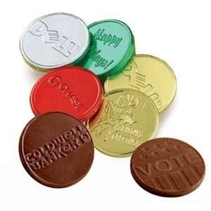 Chocolate Embossed Coins Grocery & Gourmet Food