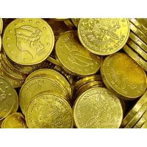 Chocolate Foil Coins   Gold Loose Liberty 1.50 Inch, 5 lb bag  