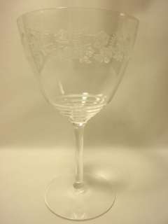 Fostoria Rosemary Crystal Water Goblet  