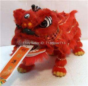 RED Chinese Kung Fu Dragon Lion Dance Puppet Toy NEW #A  