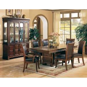 Coaster Furniture Westminister Collection Cherry 7 Piece Set(Table, 4 