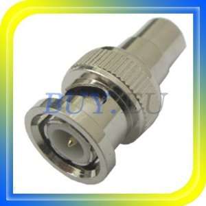  rca female to bnc male plug coax adapter connector #sx0024 