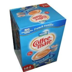 Nestle Coffee Mate Coffee Creamer French Vanilla Flavor 144 Single 