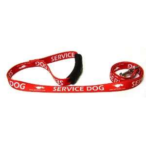  Service Dog Leash   Comfort Grip   Red