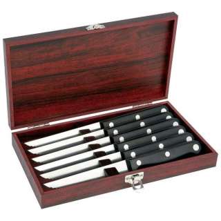 Slitzer Germany 6Pc Steak Knife Set / Wood Box  