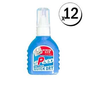  12 Pack of Correction Fluid Bottles