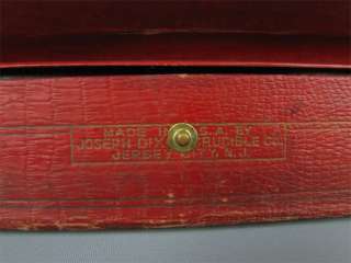 Antique Joseph Dixon Crucible 535 Golden Age Pencil Box  