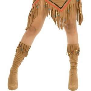    Indian Maiden Suede Adult Boot Covers