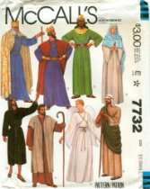 The Costumers Manifesto Store   McCalls Pattern 7732 Adult Costumes 