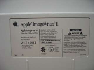 Apple ImageWriter II A9M0320 Dot Matrix Printer Parts  