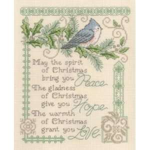  Peace Hope and Love, Cross Stitch from Imaginating Arts 