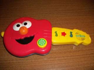 Elmo & Cookie Monster electronic toy guitar   Mattel  