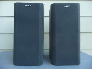 Pair Sony SS H2600 Bookshelf Speakers 6 ohm with Midrange Used  