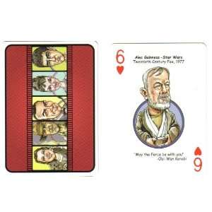 Alec Guinness Star Wars Obi Wan Ben Kenobi RARE Playing Card