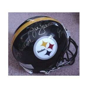  Jack Lambert, Jack Ham and Andy Russell Autographed 