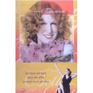  THE DIVINE BETTE MIDLER   original promotional poster 