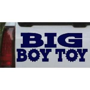 Big Boy Toy Off Road Car Window Wall Laptop Decal Sticker    Navy 26in 
