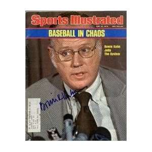  Bowie Kuhn autographed Sports Illustrated Magazine (Major 