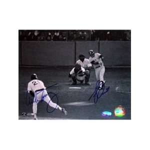 Bucky Dent vs Mike Torrez 16x20 Dual Signed