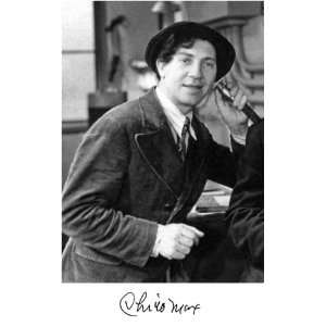 Chico Marx 8 1/2 X 11 Photograph w/ Reprint Signature