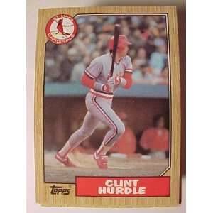 1987 Topps #317 Clint Hurdle 