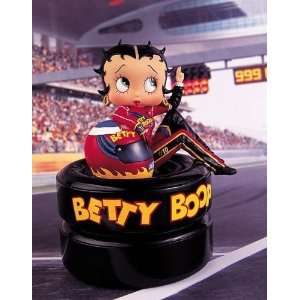 Betty Boop Dave Grossman Race Car Betty Tire Trinket Box 