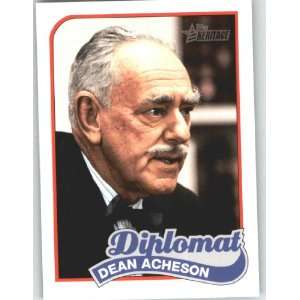  2009 Topps American Heritage Heroes #90 Dean Acheson 
