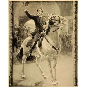  1899 Print General Deodoro da Fonseca Horse Exhibit 1893 