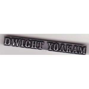 Dwight Yoakam Licensed Original Rare Vintage Pewter Counrty Music Pin