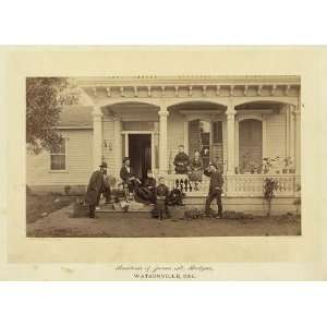  Residence,James Rogers,Eadweard Muybridge,Watsonville 