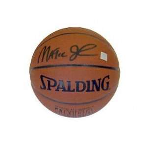  Magic Johnson Autographed Indoor/Outdoor Basketball 
